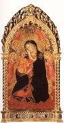 GADDI, Agnolo Madonna of Humility with Six Angels oil